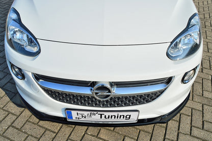 CUP Frontspoilerlippe ABS Opel Adam Ab Bj.: 2012- Schwarz Matt
