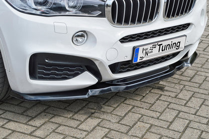 CUP Frontspoilerlippe ABS BMW X6, F16 Bj.: 2014- Schwarz Matt