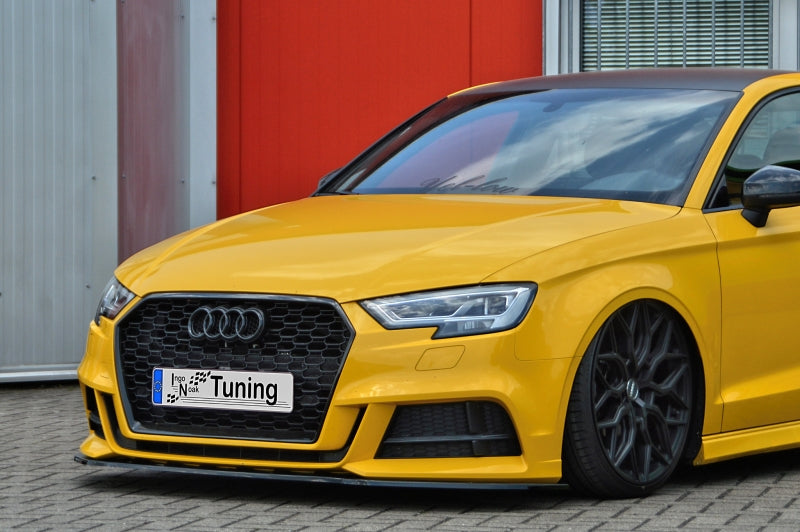 CUP Frontspoilerlippe ABS Audi A3, 8V, S-Line + S3, Limousine Carbon