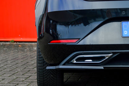 Heckansatz Seitenteile ABS Seat Leon 4 ( KL) ab Bj.: 2020- Schwarz Glanz