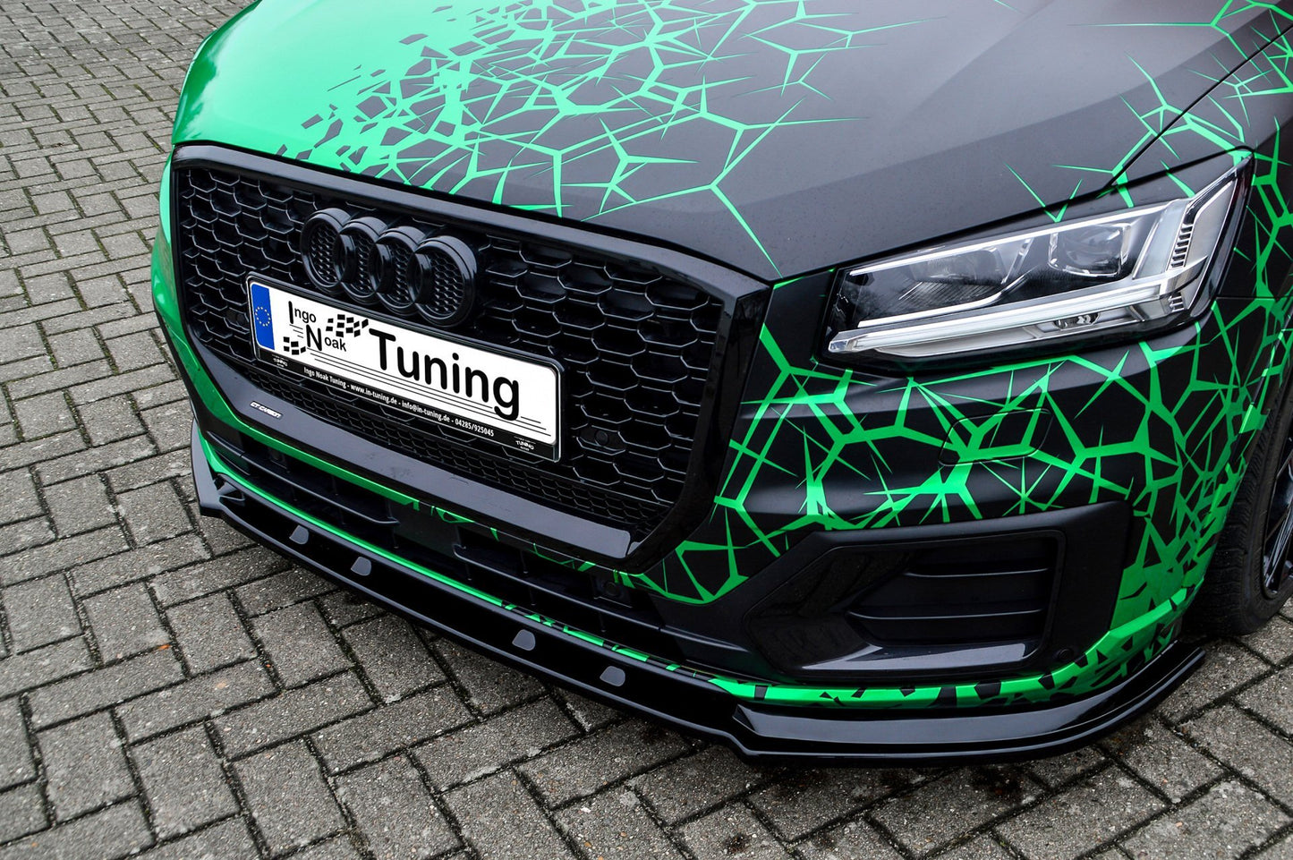 CUP Frontspoilerlippe ABS Audi Q2 GA, MK1 Bj.: 2016-2020 Carbon