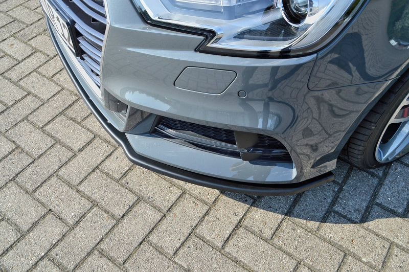 CUP Frontspoilerlippe ABS Audi A3 / S3, Typ 8V + Sportback Schwarz Glanz
