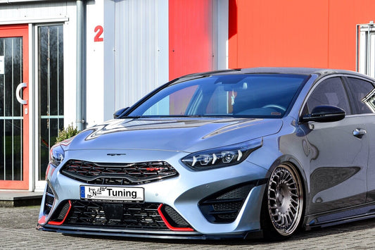 CUP Frontspoilerlippe ABS Kia Pro Ceed GT Facelift ab Bj.:2021- Schwarz Glanz
