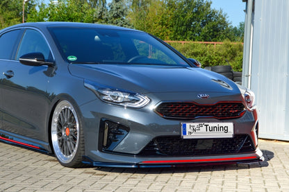 CUP Frontspoilerlippe ABS Kia Pro Ceed Ab Bj.:2018- Schwarz Matt