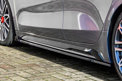 CUP Seitenschwellersatz mit Wing vorne Kia Pro Ceed GT Schwarz Matt