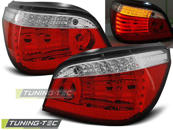 Tuning-Tec LED Rückleuchten für BMW 5er E60 Limousine 03-07 rot/klar