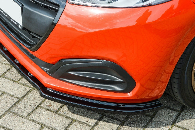 CUP Frontspoilerlippe ABS Peugeot 208, Facelift Bj.: 2015-2019 Carbon