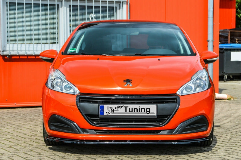 CUP Frontspoilerlippe ABS Peugeot 208, Facelift Bj.: 2015-2019 Carbon