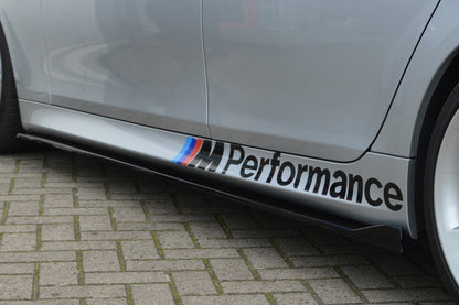CUP 3 Seitenschweller BMW 5er, E60/E61 2003-2010 Schwarz Glanz