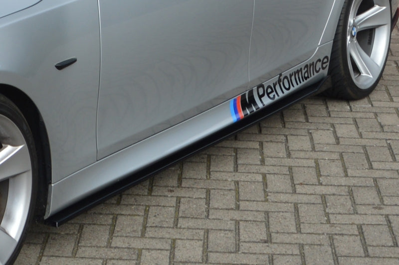 CUP 3 Seitenschweller BMW 5er, E60/E61 2003-2010 Schwarz Glanz