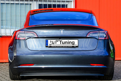 Heckansatz Tesla Model 3 + Performance Bj.:2017- Schwarz Matt