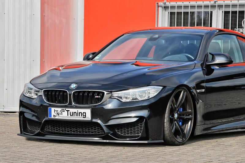 CUP Frontspoilerlippe ABS BMW M3, F80 Bj.: 09/2014- Schwarz Glanz