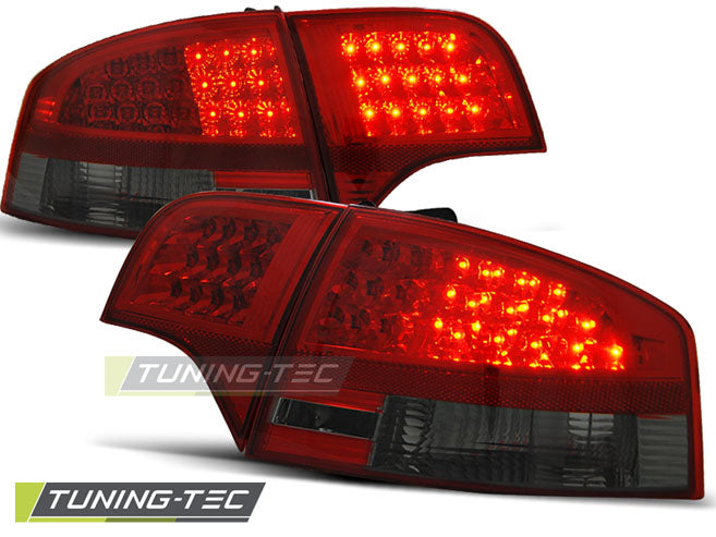 Tuning-Tec LED Rückleuchten für Audi A4 B7 (8E) Limousine 04-08 rot/rauch