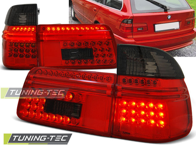 Tuning-Tec LED Rückleuchten für BMW 5er E39 Touring 97-00 rot/rauch