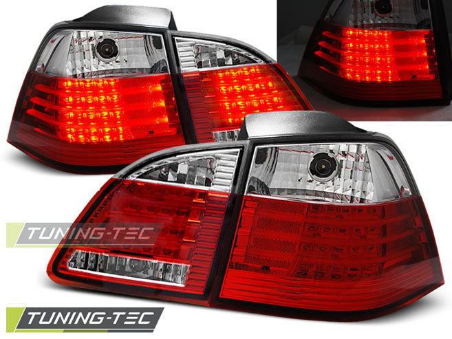 Tuning-Tec LED Rückleuchten für BMW 5er E61 Touring 03-07 rot/klar LCI Optik
