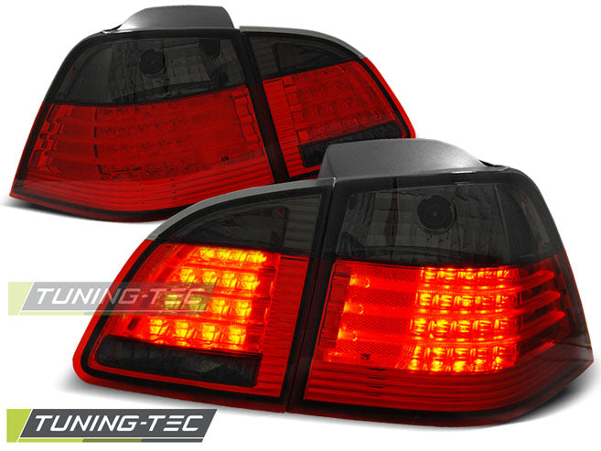 Tuning-Tec LED Rückleuchten für BMW 5er E61 Touring 03-07 rot/rauch LCI Optik