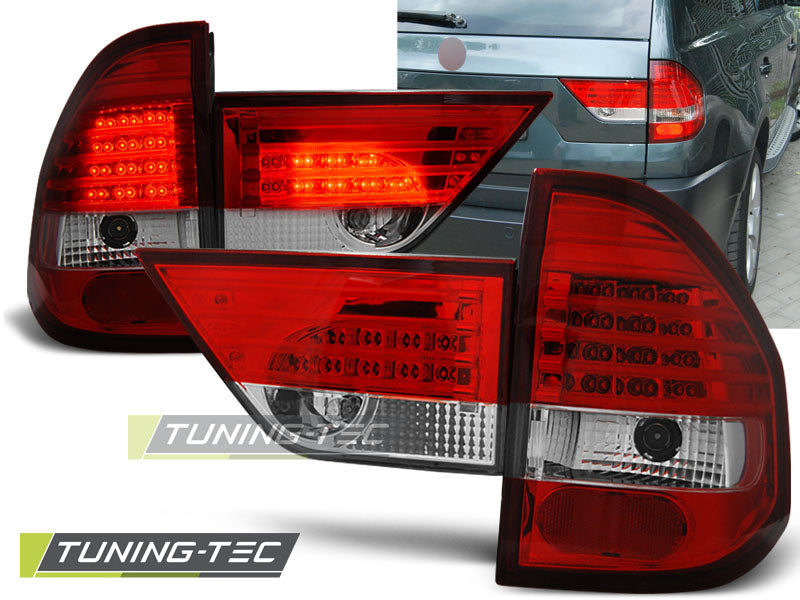 Tuning-Tec LED Rückleuchten für BMW X3 E83 01-06 rot/klar