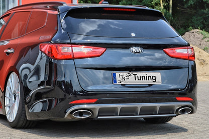 Heckansatz Heckdiffusor Kia Optima Sportwagon JF Bj.:2016-2018 Carbon