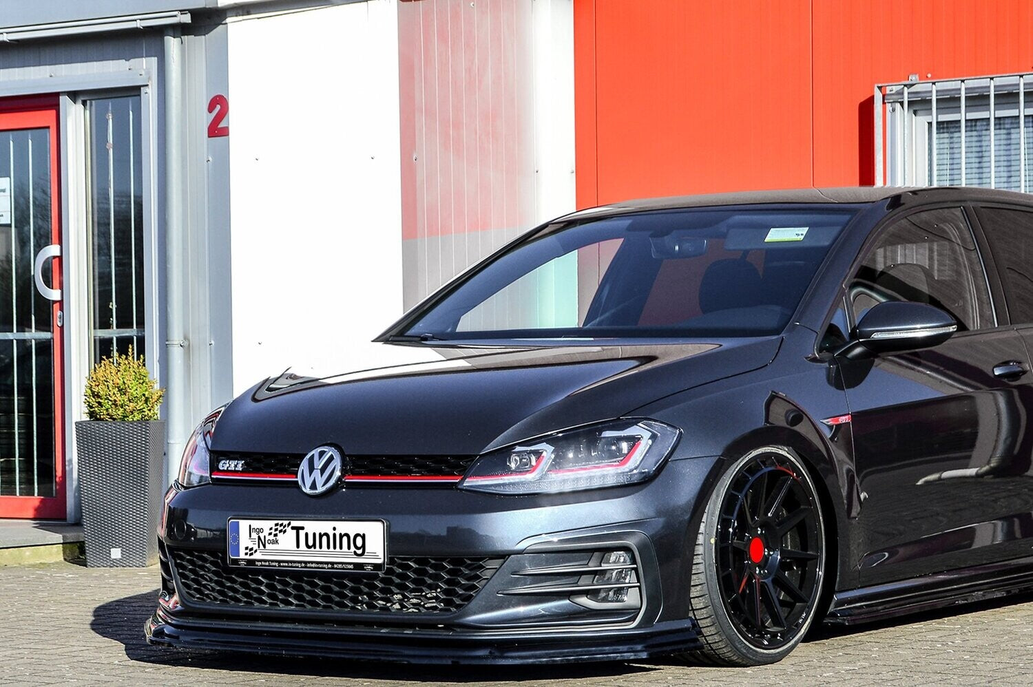 CUP Frontspoilerlippe ABS Volkswagen Golf 7 GTI + GTD Typ AU Carbon