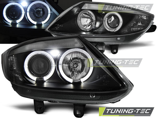 Tuning-Tec LED Angel Eyes Scheinwerfer für BMW Z4 E85/E86 02-08 schwarz
