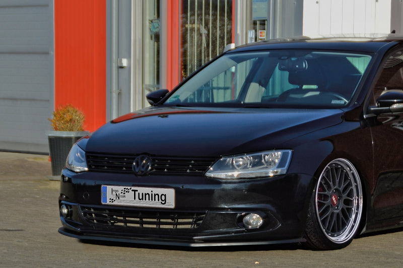 CUP Frontspoilerlippe ABS Volkswagen Jetta 6, Typ. 16 Schwarz Matt