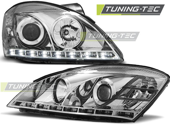 Tuning-Tec LED Tagfahrlicht für Scheinwerfer Kia Ceed I 06-09 chrom