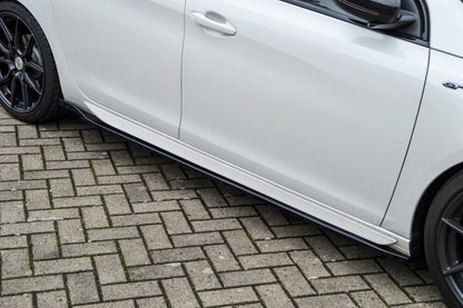 Seitenschwellersatz mit Wing Peugeot 308II GT, GTI, GT-Line Schwarz Matt