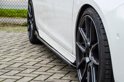 Seitenschwellersatz mit Wing Peugeot 308II GT, GTI, GT-Line Schwarz Matt
