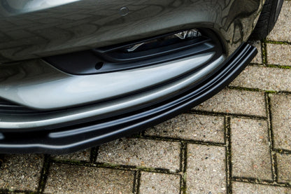 CUP Frontspoilerlippe ABS Opel Astra K, Sports Tourer Schwarz Matt