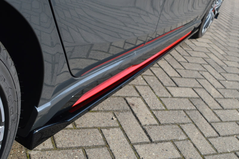 CUP 3 Seitenschweller Kia Ceed GT CD Ab Bj.:2018- Schwarz Glanz