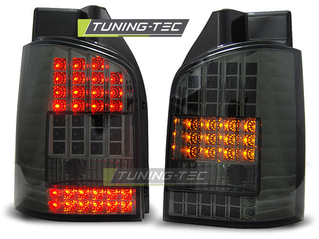 Tuning-Tec LED Rückleuchten für VW T5 03-09 schwarz/rauch (Heckklappe)