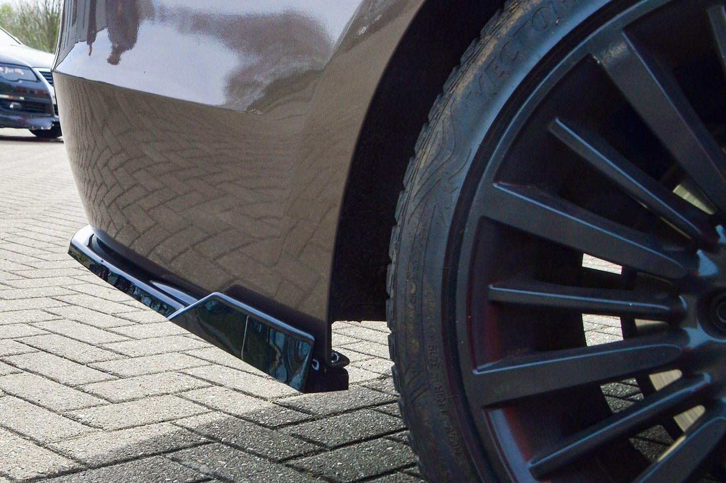 Heckansatz Seitenteile ABS BMW 3er F30/ F31 Bj.: 2011 - 2015 Schwarz Matt