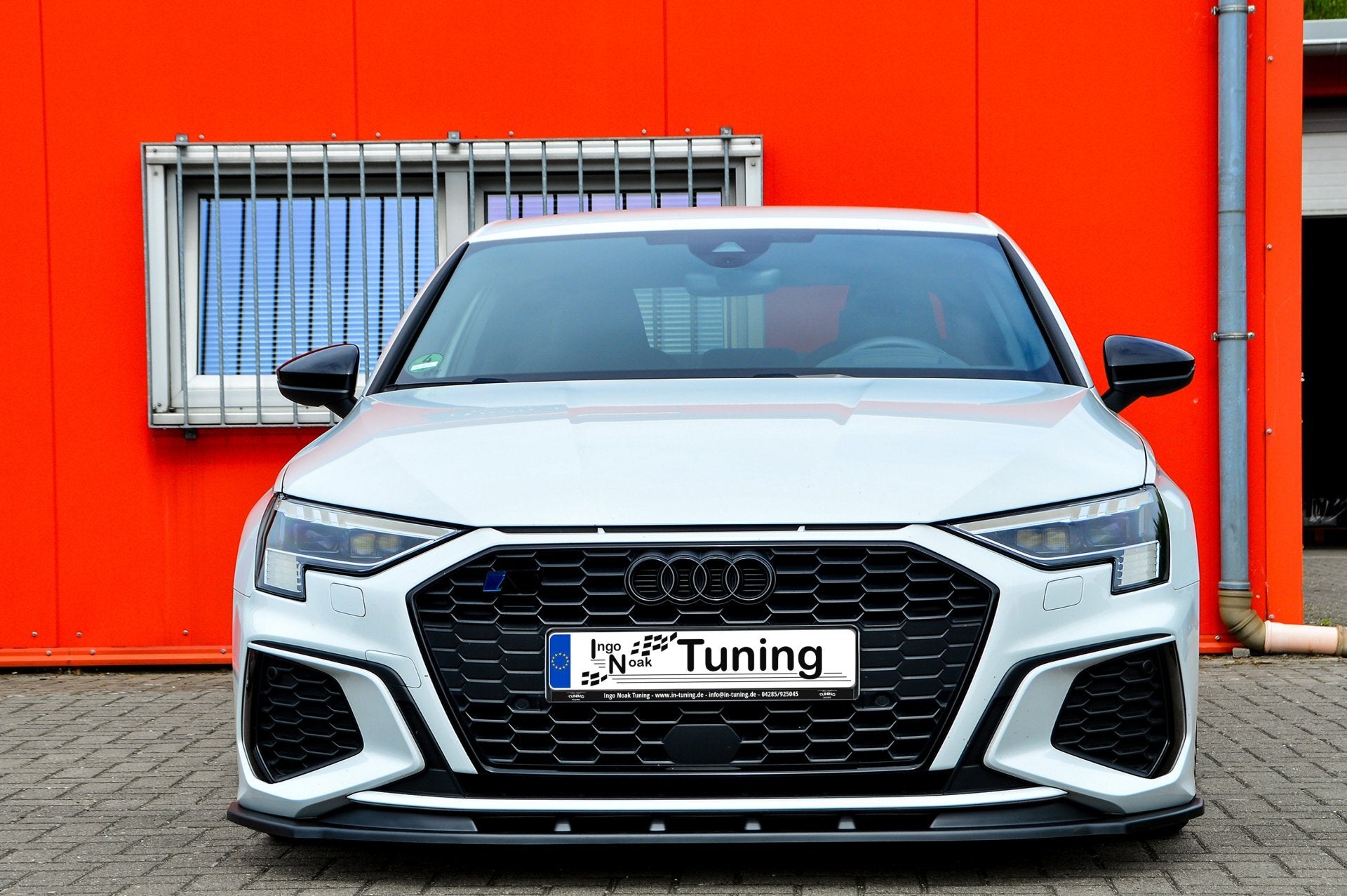 CUP Frontspoilerlippe ABS Audi A3, 8Y Ab Bj.: 2019 - Schwarz Glanz