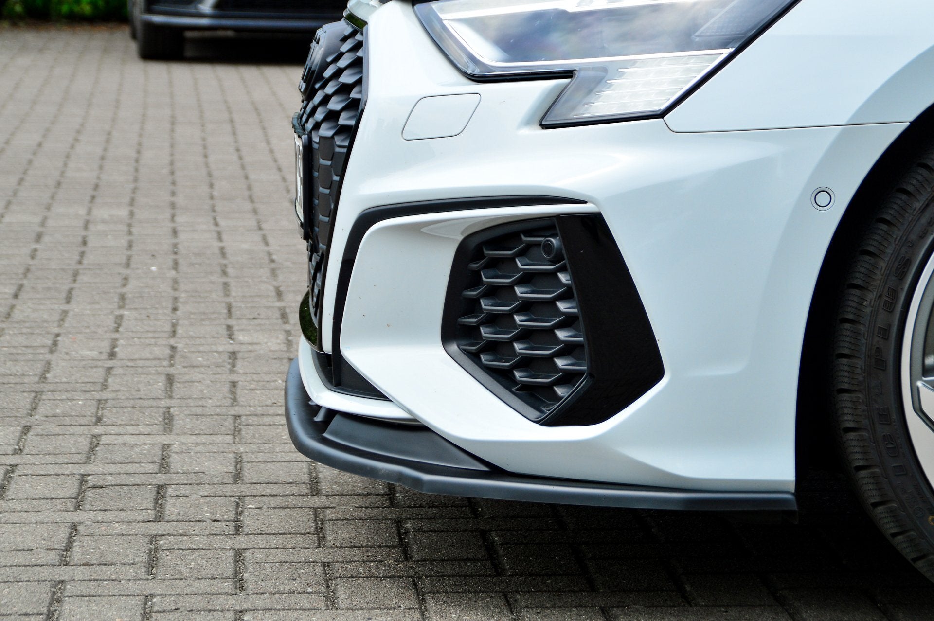 CUP Frontspoilerlippe ABS Audi A3, 8Y Ab Bj.: 2019 - Schwarz Glanz