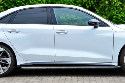 CUP Seitenschwellersatz ABS Audi A3, 8Y Ab Bj.: 2019 - Schwarz Matt
