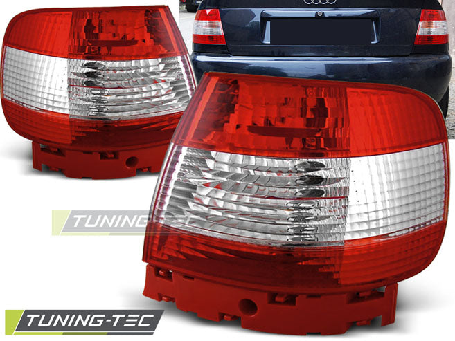 Tuning-Tec Rückleuchten für Audi A4 B5 Limousine 94-00 rot/weiß
