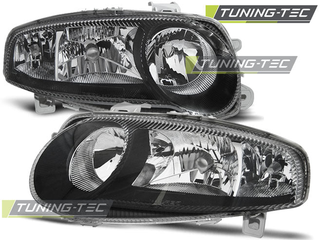 Tuning-Tec Scheinwerfer für Alfa Romeo147 01-04 schwarz mit Nebelscheinwerfern
