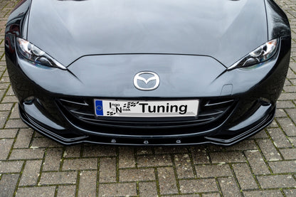 CUP Frontspoilerlippe ABS Mazda MX5, ND/RF ab Bj.: 2015- Schwarz Matt