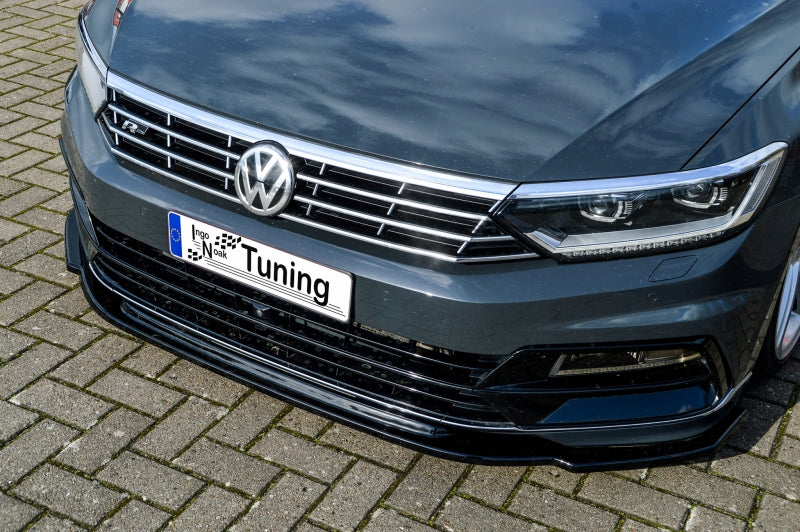 CUP Frontspoilerlippe ABS Volkswagen Passat 3G, B8 R-Line Schwarz Matt