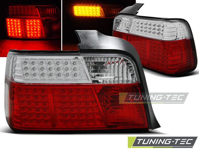 Tuning-Tec LED Rückleuchten für BMW 3er E36 Limousine 90-99 rot/klar mit LED Blinker