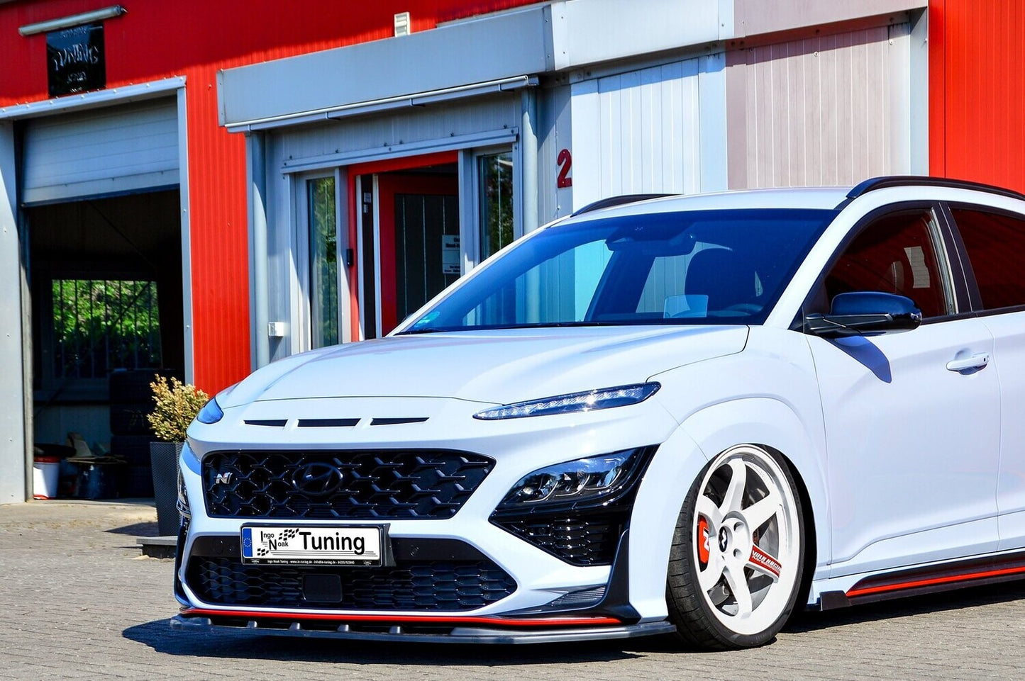 CUP Frontspoilerlippe ABS Hyundai Kona N-Line ab Bj.: 2020- Carbon