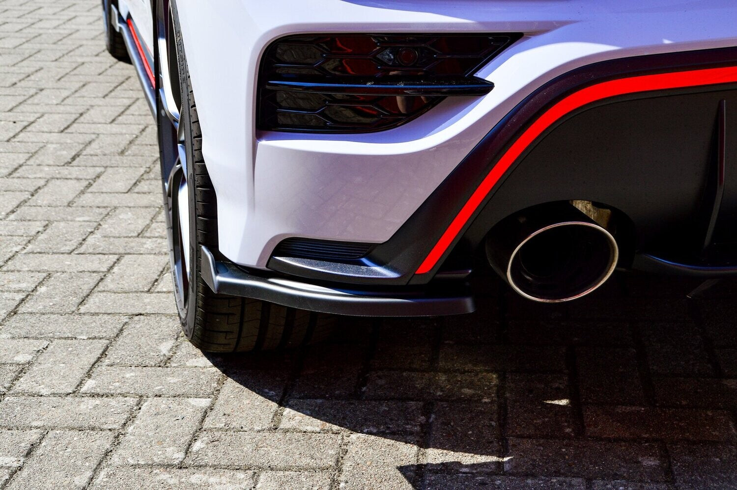 Heckansatz Seitenteile ABS Hyundai Kona N-Line ab Bj.: 2020- Carbon