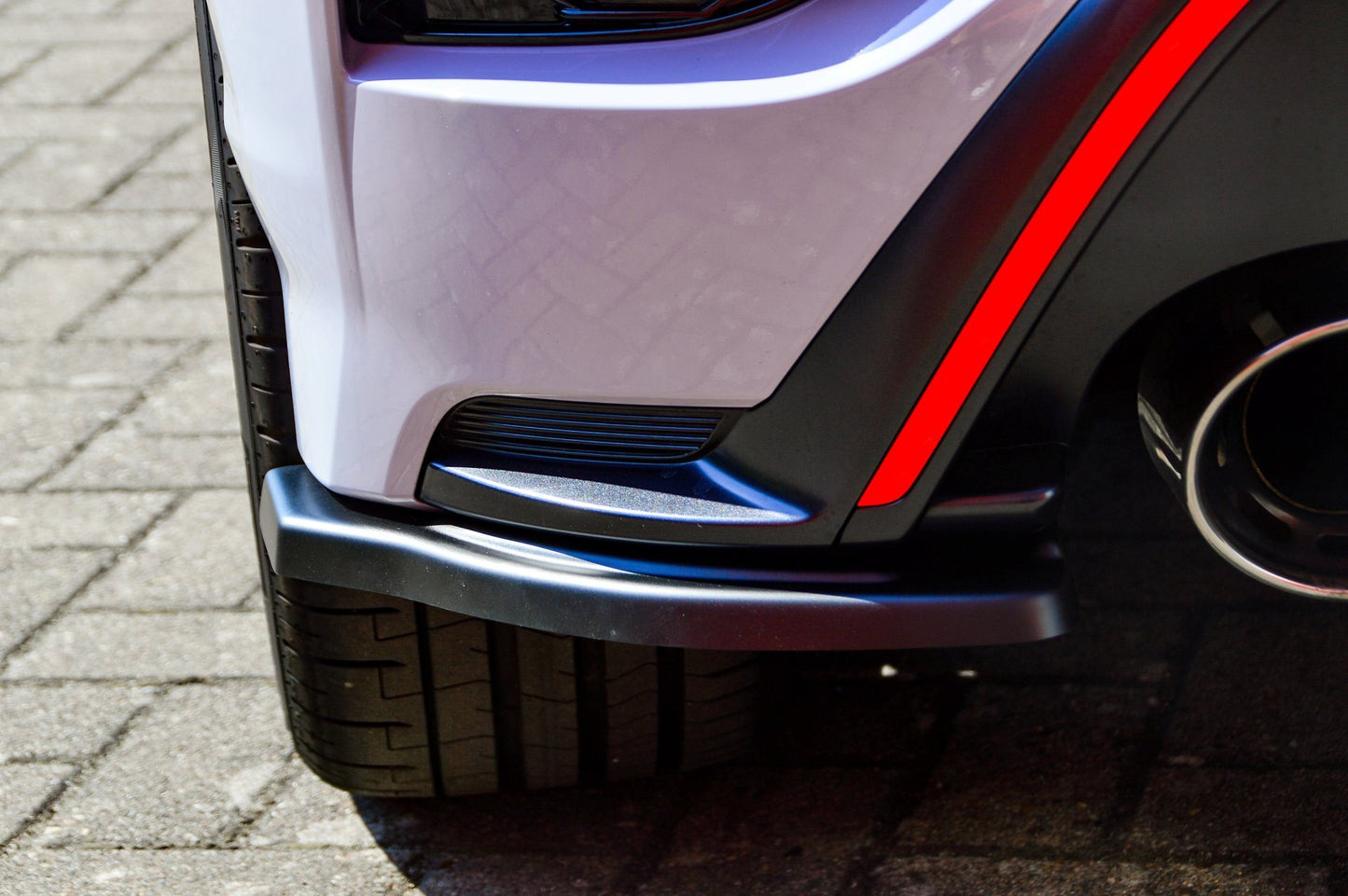 Heckansatz Seitenteile ABS Hyundai Kona N ab Bj.: 2020- Schwarz Matt