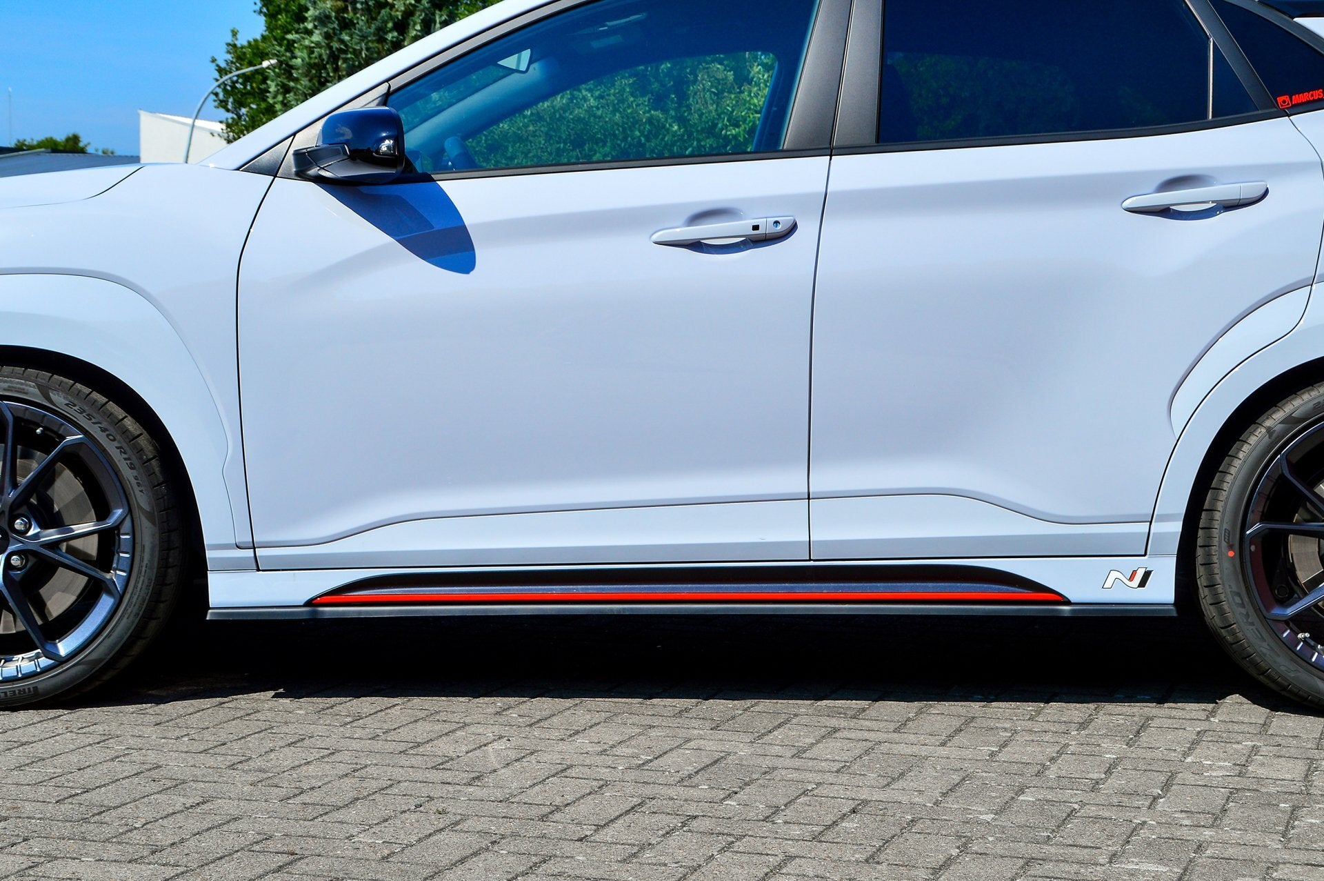 CUP Seitenschwellersatz ABS Hyundai Kona N ab Bj.: 2020- Schwarz Glanz
