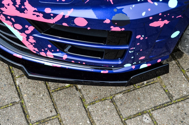 CUP Frontspoilerlippe mit Wing ABS Volkswagen Golf 7 R Schwarz Matt