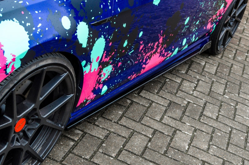 CUP 3 Seitenschweller Volkswagen Golf 7 R+ R-Line Bj.: 2013-2017 Carbon
