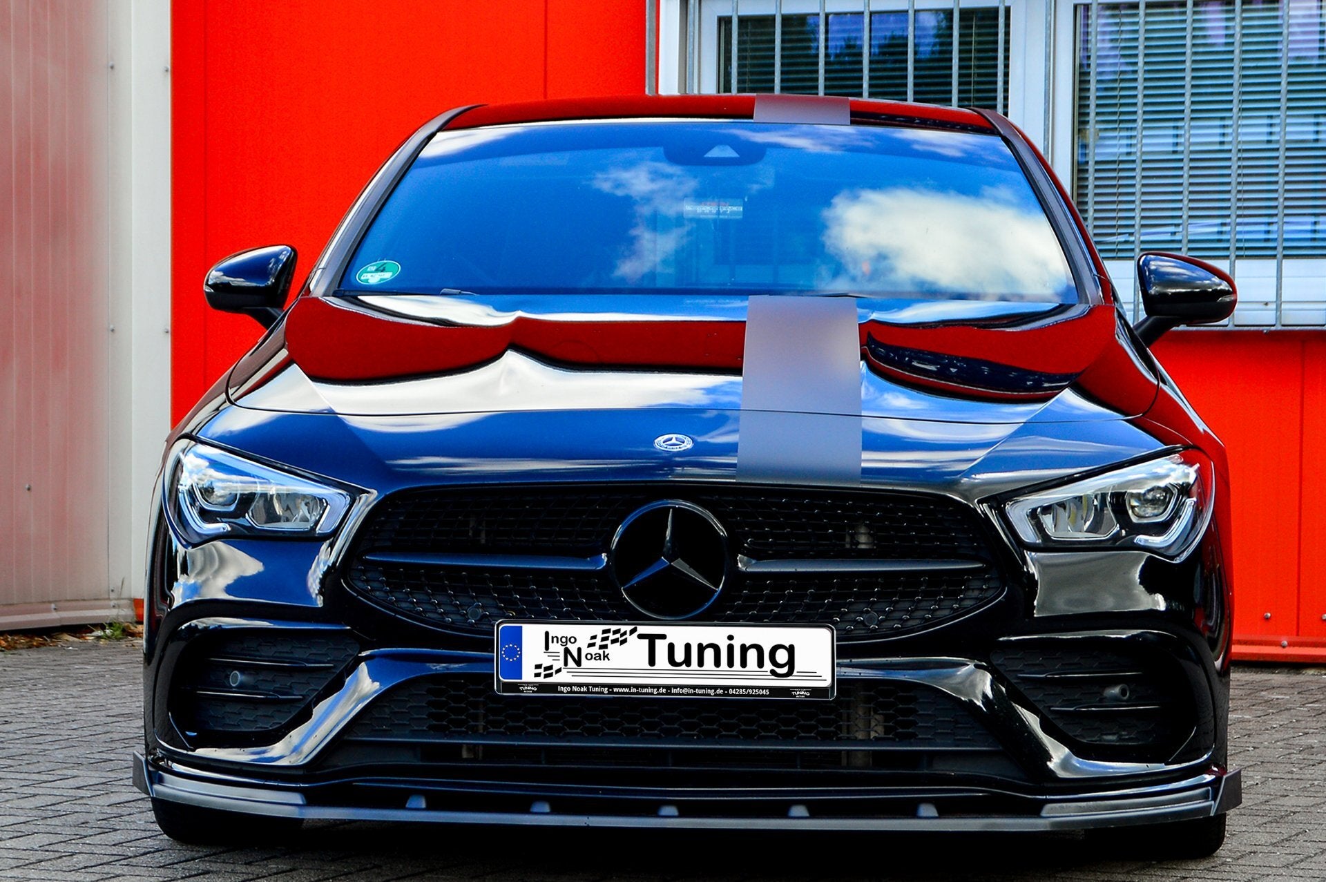 CUP Frontspoilerlippe ABS, mit Wing Mercedes Benz CLA X118 Shootingbrake Carbon