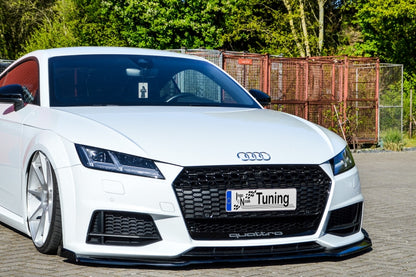 CUP Frontspoilerlippe Phase 2 mit Seitenwing Audi TT 8S, S-Line Carbon