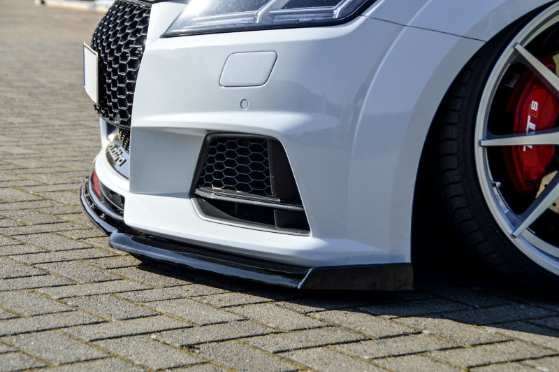 CUP Frontspoilerlippe Phase 2 mit Seitenwing Audi TT 8S, S-Line Carbon