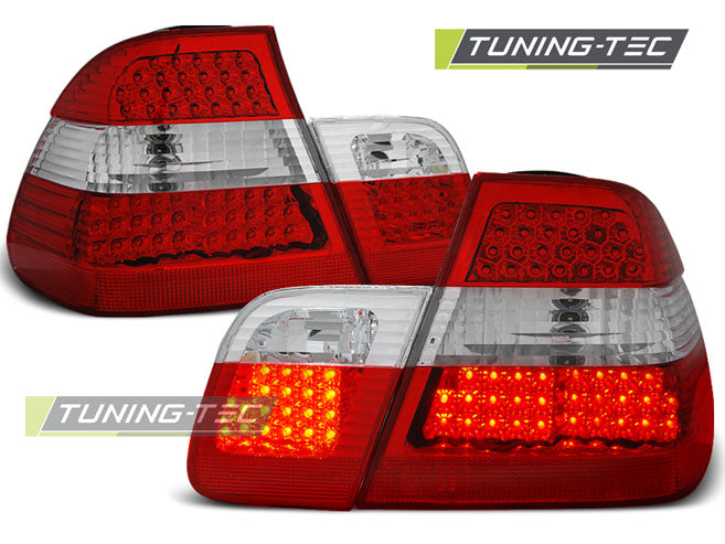 Tuning-Tec LED Rückleuchten für BMW 3er E46 Limousine 98-01 rot/weiß